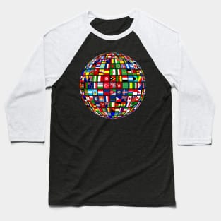 International Flags Baseball T-Shirt